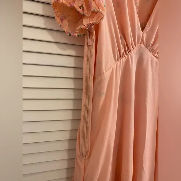 LoveShackFancy For Target Pink/Peachy Fleur Dress Size 2 - Picture 9 of 14